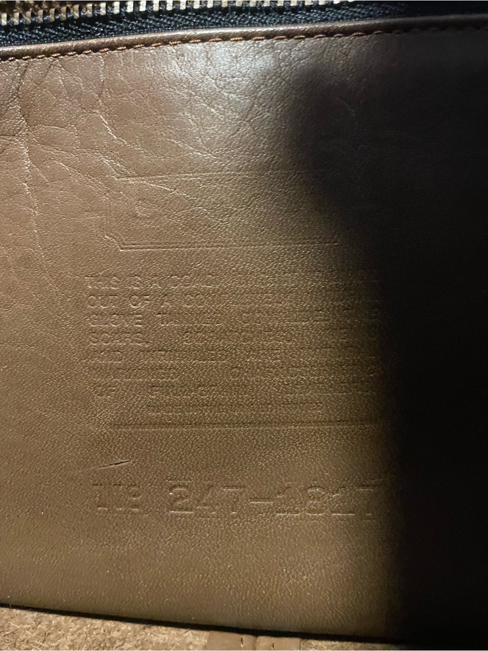 Vintage Coach City Bag in Tabac - Picture 10 of 12